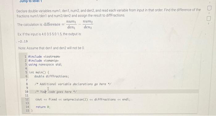 Declare a double variable named netweight.